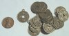 20 23mm Brass Finish Chinese Coin Pendants